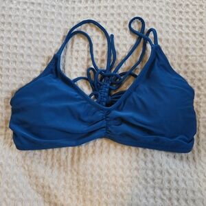 Cupshe Vibrant Blue Bikini Top